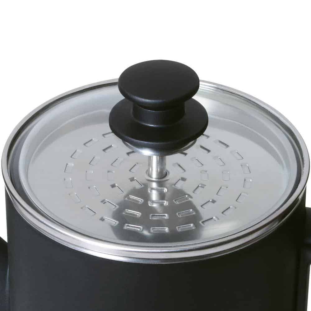 Presto 02815 12 Cup Black Stainless Steel Cordless-Serve Coffee Maker
