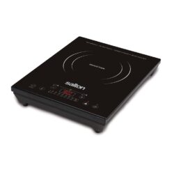 Salton Single Burner 8 in. Black Electric Portable Induction Cooktop