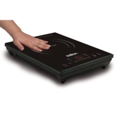 Salton Single Burner 8 in. Black Electric Portable Induction Cooktop