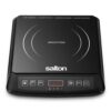 Salton ID1948 Single Burner 12.9 in. Black Electric Induction Cooktop
