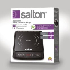 Salton ID1948 Single Burner 12.9 in. Black Electric Induction Cooktop