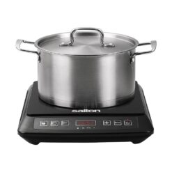 Salton ID1948 Single Burner 12.9 in. Black Electric Induction Cooktop