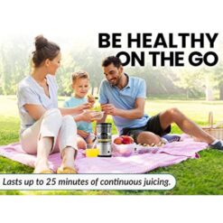 Zulay Kitchen 45-Watt Juice Vortex Lemon and Orange Juicer with USB Charger and Cleaning Brush Included