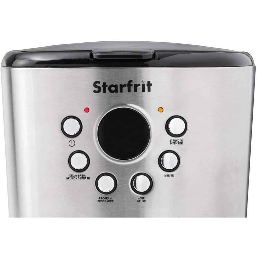 Starfrit 024001-002-0000 12-Cup Black Drip Coffee Maker Machine