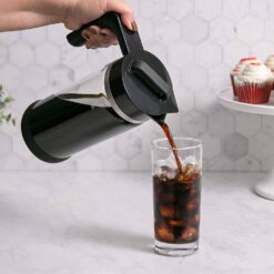 VINCI E23010 4-Cup Black Color Express Cold Brew Electric Coffee Maker With 4-Brew Strength Settings and Cleaning Cycle