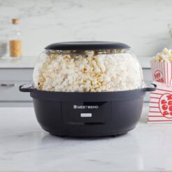 West Bend PCWBSCBK13 Stir Crazy 6 Qt. Popcorn Machine, in Black
