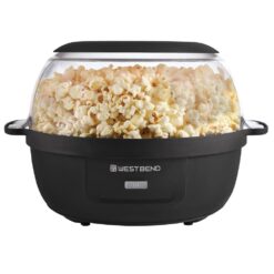 West Bend PCWBSCBK13 Stir Crazy 6 Qt. Popcorn Machine, in Black