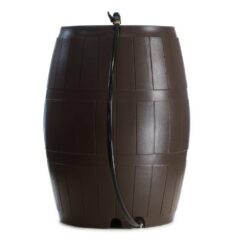 FCMP Outdoor Rain Catcher 50 Gal. Brown RC 4000 Rain Barrel