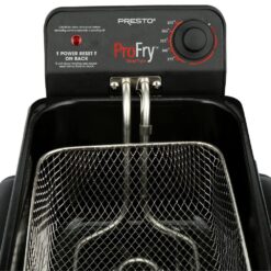 Presto 05461 Professional 3.2 Qt. Stainless Steel Deep Fryer with Fry Basket