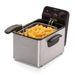 Presto 05461 Professional 3.2 Qt. Stainless Steel Deep Fryer with Fry Basket