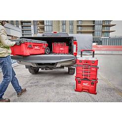 Milwaukee Packout 19.7 in. Deep Storage Organizer 2100 cu in Black/Red