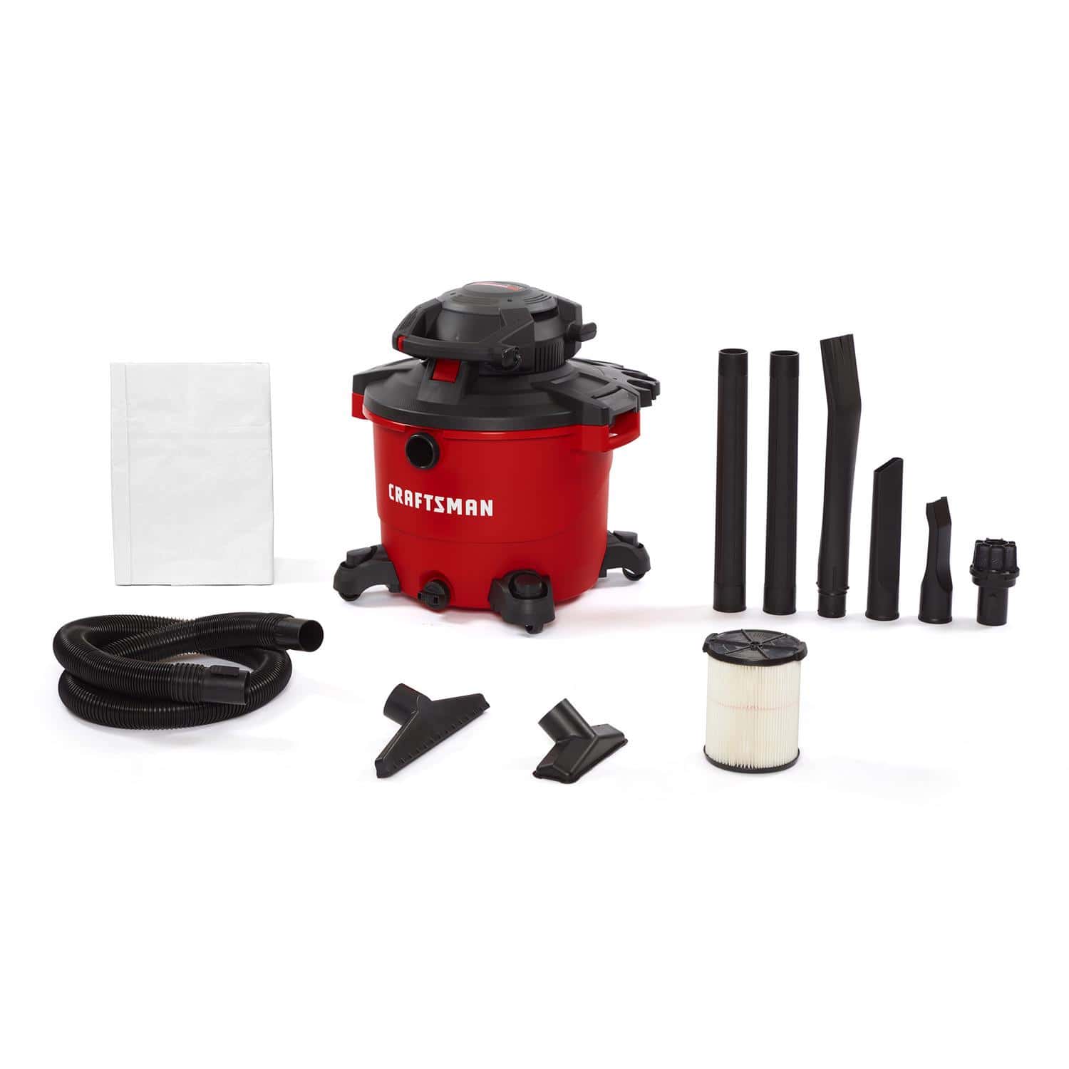 Craftsman CMXEVBE17607 16 gal Corded Wet/Dry Vacuum with Blower 12 amps 120 V 6.5 HP