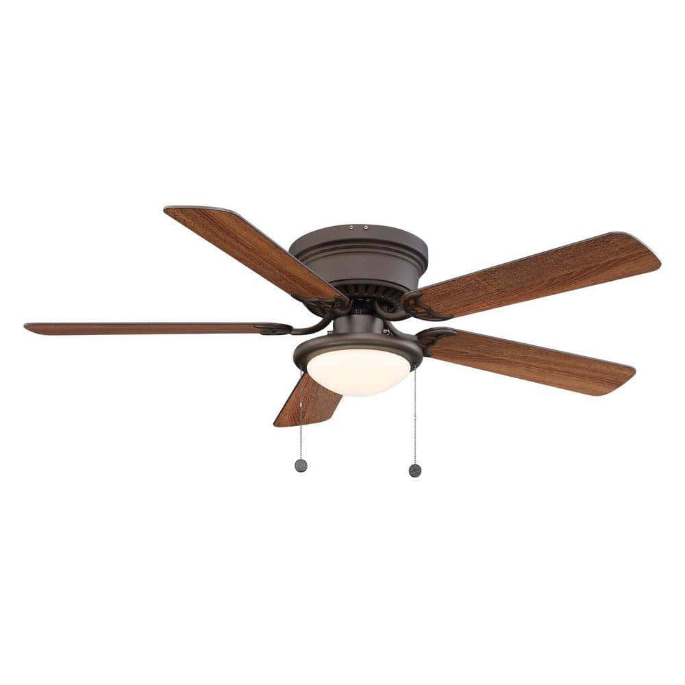 Hugger 52 in. LED Espresso Bronze Ceiling Fan
