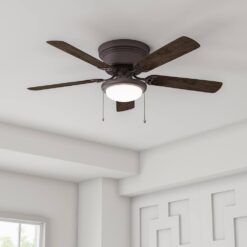 Hugger 52 in. LED Espresso Bronze Ceiling Fan