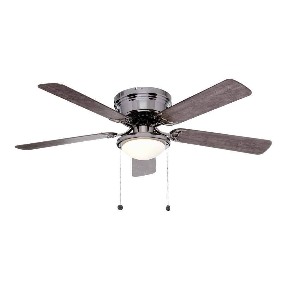 Hugger 52 in. LED Gunmetal Ceiling Fan