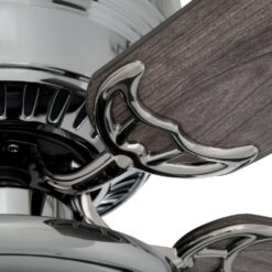 Hugger 52 in. LED Gunmetal Ceiling Fan