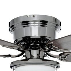 Hugger 52 in. LED Gunmetal Ceiling Fan