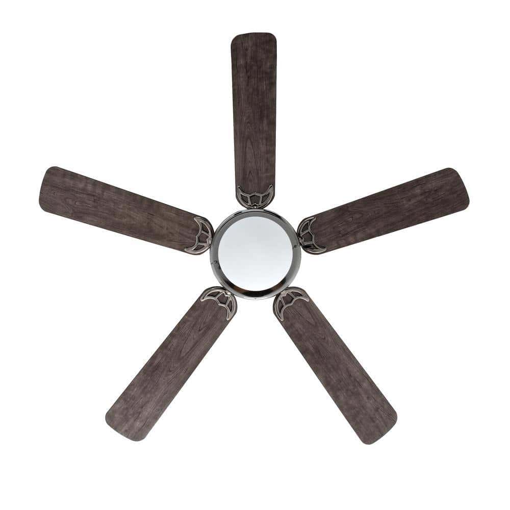 Hugger 52 in. LED Gunmetal Ceiling Fan