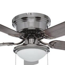 Hugger 52 in. LED Gunmetal Ceiling Fan