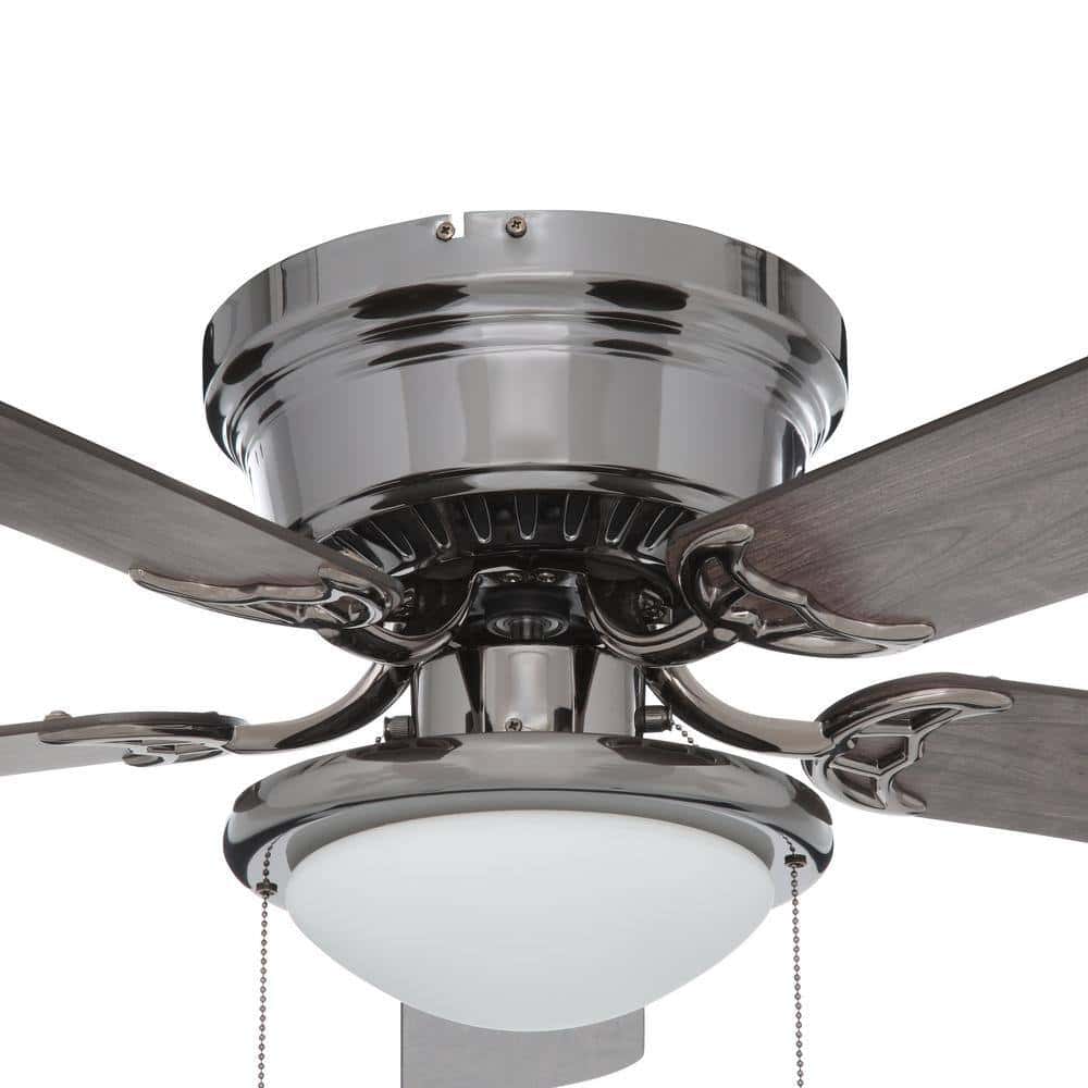Hugger 52 in. LED Gunmetal Ceiling Fan