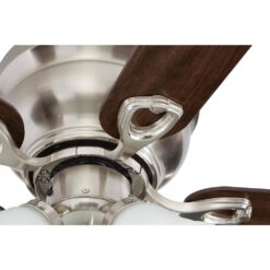 Clarkston II 44 in. LED Indoor Brushed Nickel Ceiling Fan with Light Kit