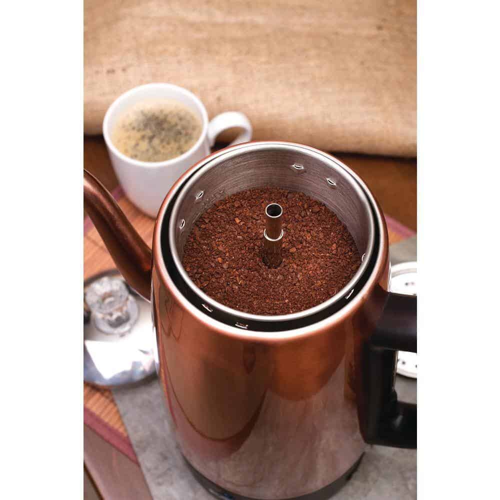 Euro Cuisine PER08 8-Cup Copper Electric Percolator