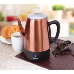 Euro Cuisine PER08 8-Cup Copper Electric Percolator