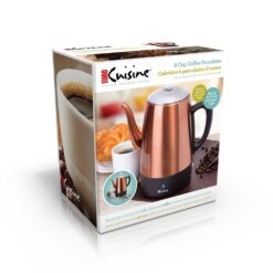 Euro Cuisine PER08 8-Cup Copper Electric Percolator