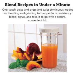 Tribest PB-350-A Mason Jar 16 oz. Single Speed Cream Personal Blender