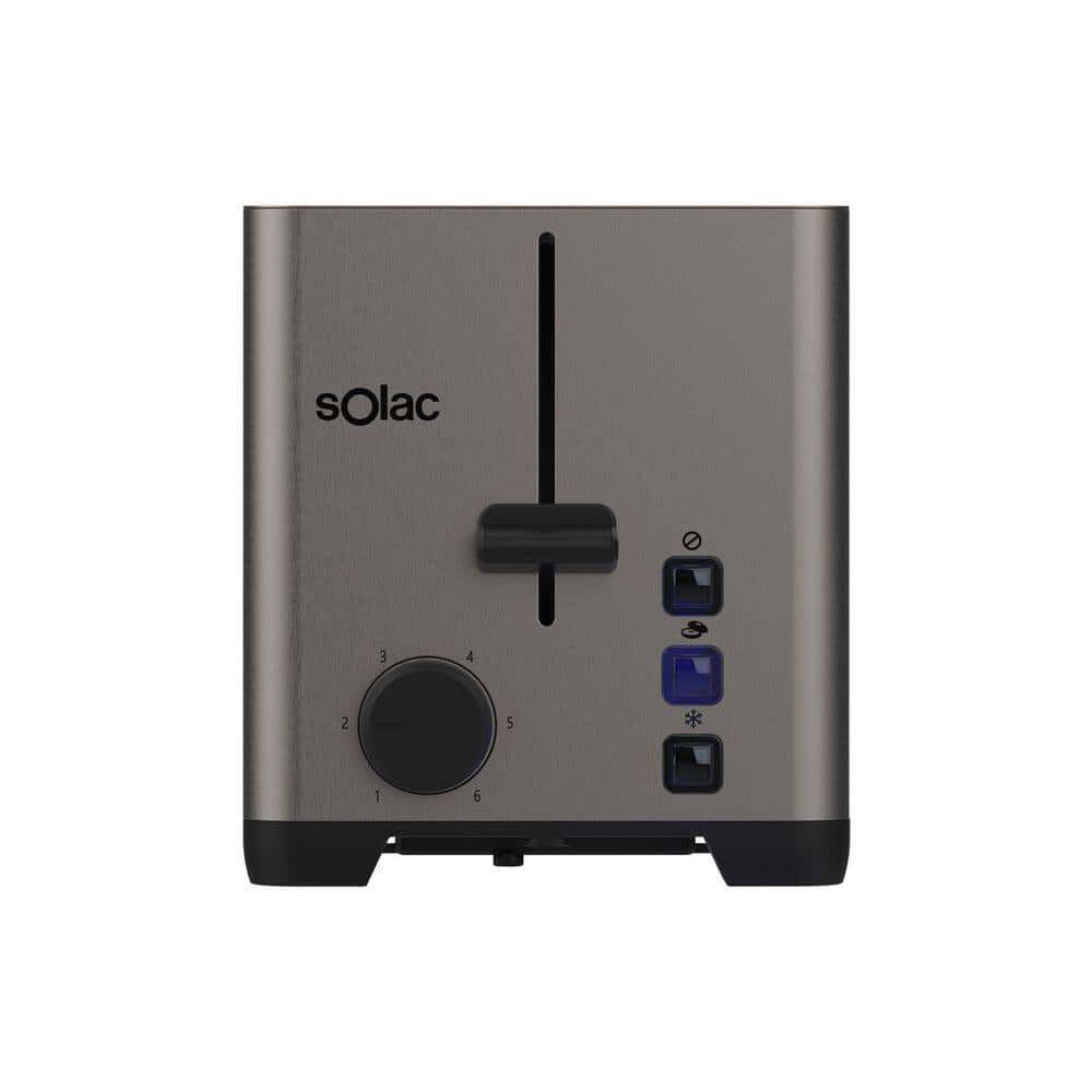 SOLAC 4-Slice Stainless Steel Toaster Extra Wide Slots, 1300-Wat