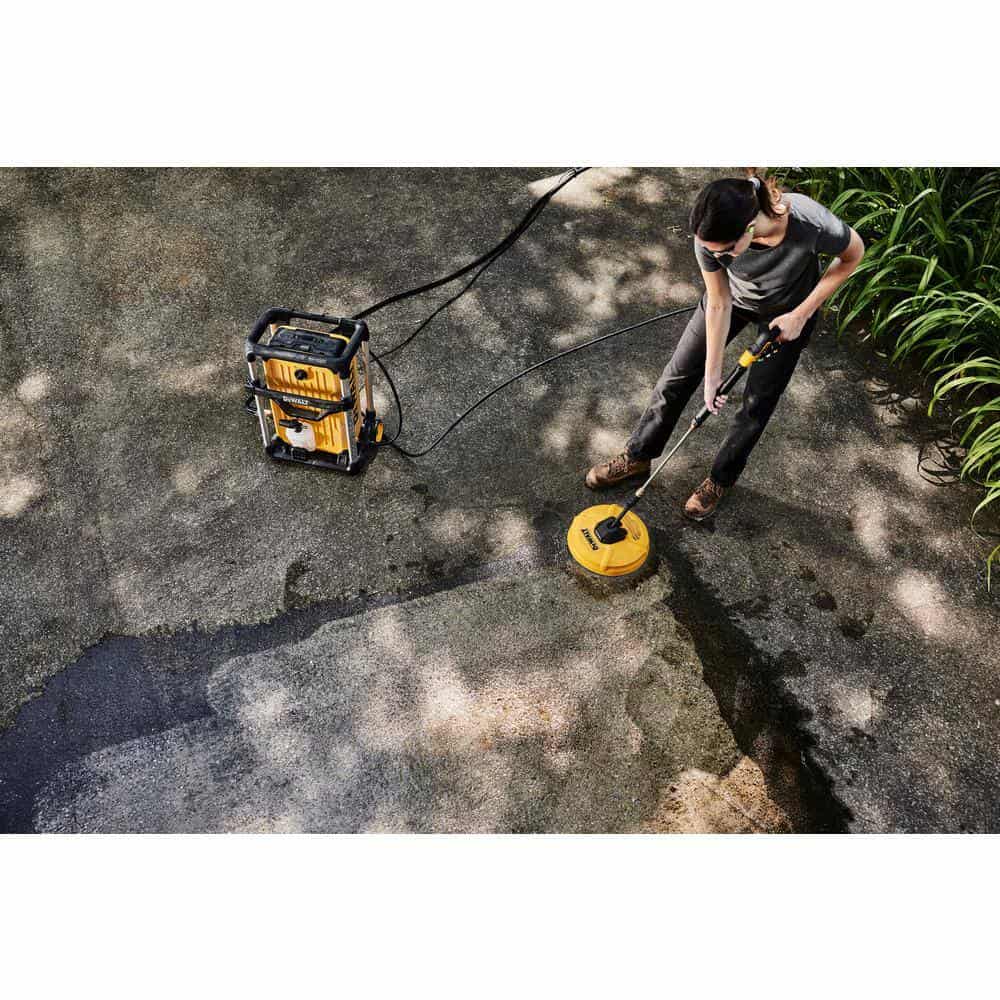 DEWALT DWZPWSC12 12 in. Rotating Driveway and Sidewalk Surface Cleaner Pressure Washer Attachment (3000 PSI MAX)