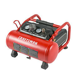 Craftsman 3 gal Horizontal Portable Air Compressor 155 psi 1.5 HP