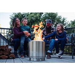 Solo Stove Ranger 15 in. W Stainless Steel Round Wood Fire Pit with Stand