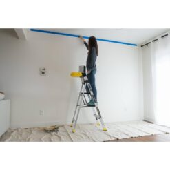 Gorilla Ladders GLA-4XB 4 .5 ft. Aluminum Dual Platform Step Ladder with Project Bucket (9 ft. Reach), 250 lbs. Capacity Type I Duty Rating