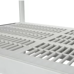 HDX 128974 5-Tier Plastic Garage Storage Shelving Unit in Gray (36 in. W x 72 in. H x 24 in. D)