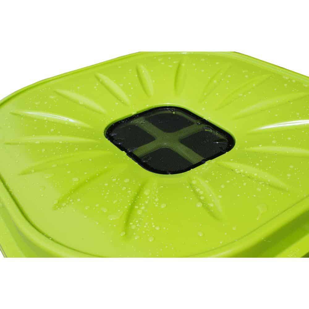 FreeGarden RAIN 55 Gal. Rain Barrel Green with Brass Spigot