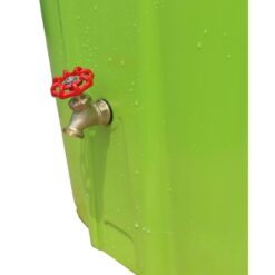 FreeGarden RAIN 55 Gal. Rain Barrel Green with Brass Spigot