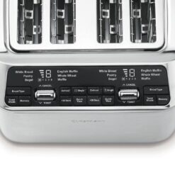 Cuisinart 4-Slice standard slot Motorized 1800 W Grey Digital Toaster