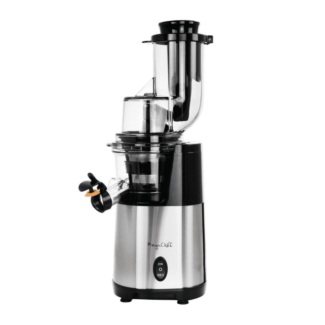 MegaChef 985117796M Pro Stainless Steel Slow Juicer