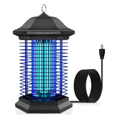 AMUFER Bug Zapper Mosquito Zapper for Outdoor & Indoor, 2 Safety Protection Technologies