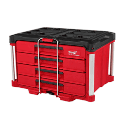 Milwaukee PACKOUT 22 in. Modular 4-Drawer Tool Box with Metal Reinforced Corners and 50 lbs. Capacity