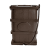 FCMP Outdoor 45 Gal. Woodgrain Rain Barrel in Brown