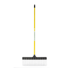 The Groundskeeper II 32230 55 in. Fiberglass Handle Steel Rake