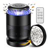BUGBOW Fly Trap Indoor, Bug Light Trap Indoor, Remote Control Fruit Fly Trap Black & Dark Blue