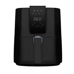 Emerald SM-AIR-1804-5.0 5.5 qt. Black Digital Air Fryer with Slide Out Pan/Detachable Basket