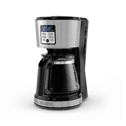 BLACK+DECKER CM1331S 12-Cup Silver Accents Programmable Coffeemaker with Vortex Technology