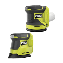 RYOBI ONE+ PCL406416SB 18V Cordless 2-Tool Combo Kit with Random Orbit Sander and Corner Cat Finish Sander (Tools Only)