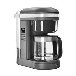 KitchenAid KCM1208DG Drip Spiral Showerhead Coffee Maker, 12 Cup, Matte Grey