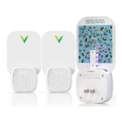 VEYOFLY Fly Catcher Indoor, Fly Trap Indoor, (2 Device + 6 Refills) Fruit Fly Traps for Indoors