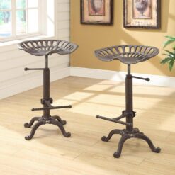 Carolina Cottage 3200-IND Tractor Seat Adjustable Height Industrial Bar Stool